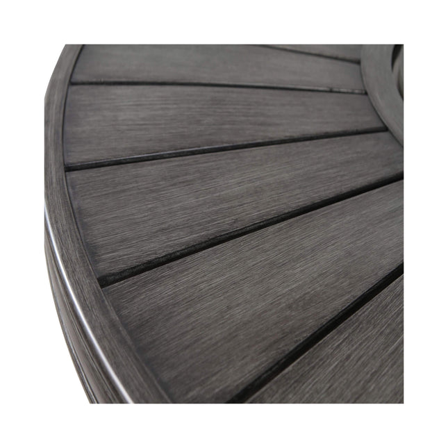 Alora 52 - Inch Propane Fire Pit Wicker Table With Aluminum Top (SAK28510) - Fire Pits | Patioza