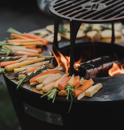 Arteflame Classic 40″ — Storage Base Flat - Top Grill & Fire Bowl (CORTEN Steel) - Outdoor Grills | Patioza