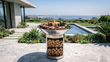 Arteflame 40″ Platinum Series — Stainless Fire Bowl Flat - Top Grill with Storage Base - Outdoor Grills | Patioza