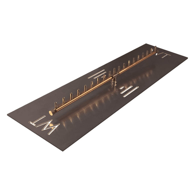 Lineal | Rectangular Concrete Fire Table - Fire Pit Table | Patioza