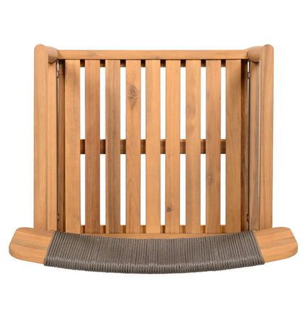 Patio Set Outdoor Acacia Wood Furniture Sets - Braided Dining Chairs & Dining Table - Patio Furniture | Patioza