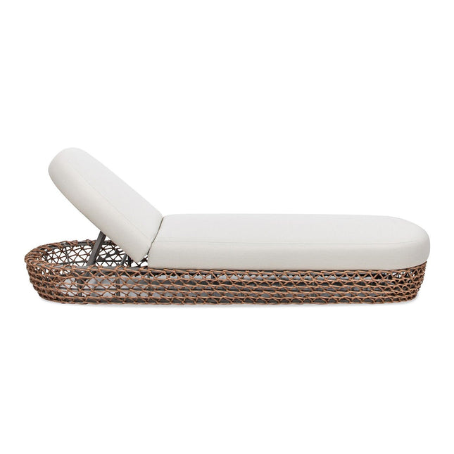 Willow - Sunbrella Upholstered Patio Lounger - Chaises | Patioza