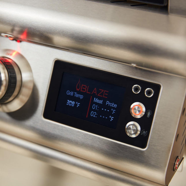 Blaze 26-in Built-In Outdoor Oven w/ Bluetooth Probes & Rotisserie - Grill | Patioza