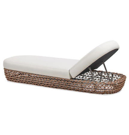 Willow - Sunbrella Upholstered Patio Lounger - Chaises | Patioza