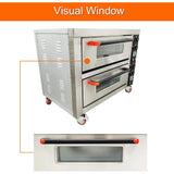 6400W Commercial Electric Double Deck Convection Baking Pizza Oven (SAK37281) - Lab Freezers | Patioza