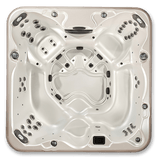 Arcadia Luxury Hot Tub – 7 - Person Spa with Dual Captain’s Chairs & Open Footwell, 8' Design - Hot Tubs | Patioza