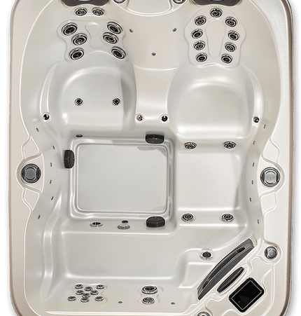 Quattro Hot Tub 4 - Person Spa – Compact Design with Lounger and Captain’s Chair - Hot Tubs | Patioza