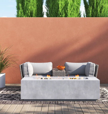 Outdoor Elegance Conversation Set With Fire Pit