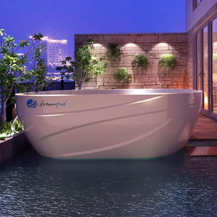 Dreampod Ice Bath With Chiller Premium Fiberglass Floatation Tank [DPIB101WPE] (SAK17942) - Sensory Deprivation Tanks | Patioza