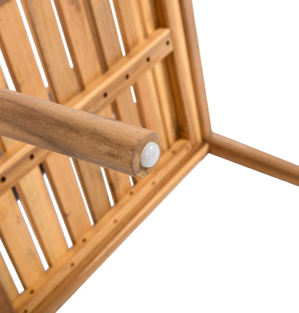 Patio Set Outdoor Acacia Wood Furniture Sets - Braided Dining Chairs & Dining Table - Patio Furniture | Patioza