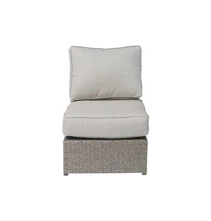 Patio Conversation Set & Cushions, Seats 4 - Gray Mix - 4 Piece Outdoor Sets | Patioza