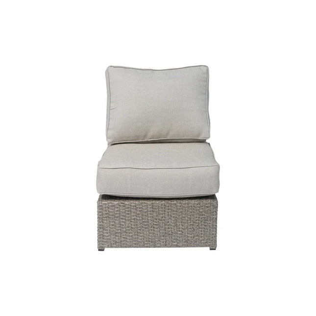 Patio Conversation Set & Cushions, Seats 4 - Gray Mix - 4 Piece Outdoor Sets | Patioza