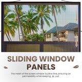 Alora Terrace Fully - Enclosed Outdoor Black Sunroom With Lockable Sliding Doors And Galvanized Double Steel Roof (SAK81634) - Sunrooms | Patioza