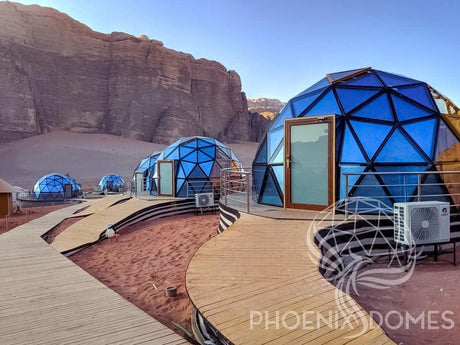 Phoenix Domes Glass Dome - Glass Panel Geodesic Dome - Dome | Patioza