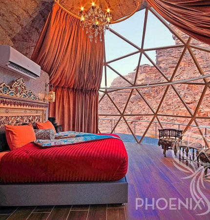 Phoenix Domes Glass Dome - Glass Panel Geodesic Dome