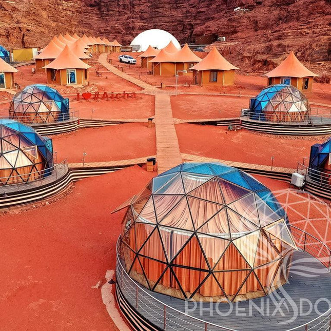 Phoenix Domes Glass Dome - Glass Panel Geodesic Dome - Dome | Patioza