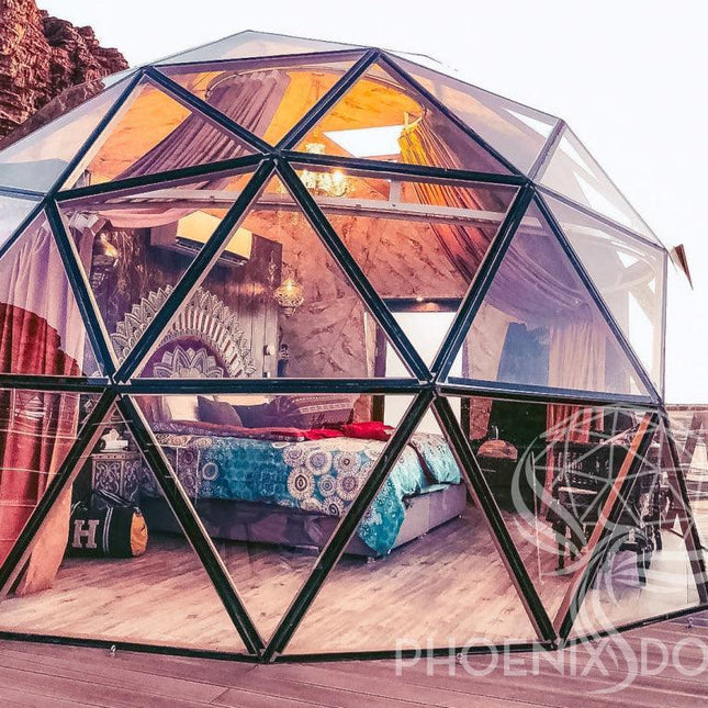 Phoenix Domes Glass Dome - Glass Panel Geodesic Dome - Dome | Patioza