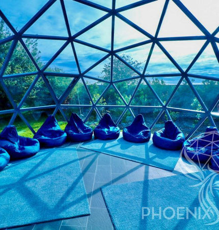 Phoenix Domes Glass Dome - Glass Panel Geodesic Dome