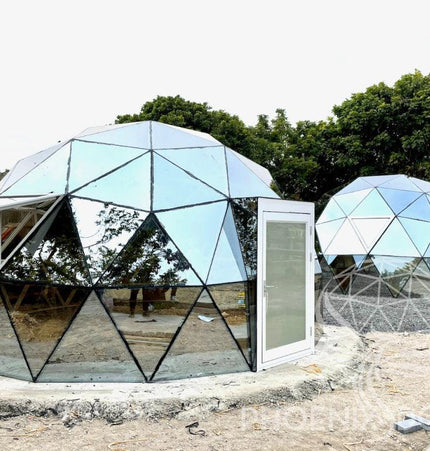 Phoenix Domes Glass Dome - Glass Panel Geodesic Dome