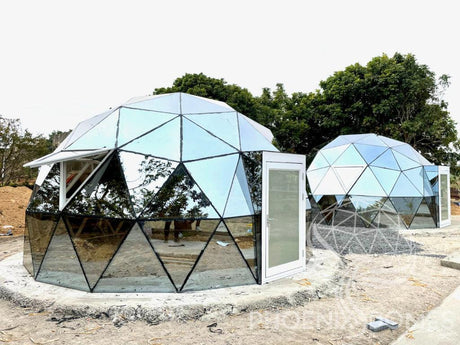 Phoenix Domes Glass Dome - Glass Panel Geodesic Dome - Dome | Patioza