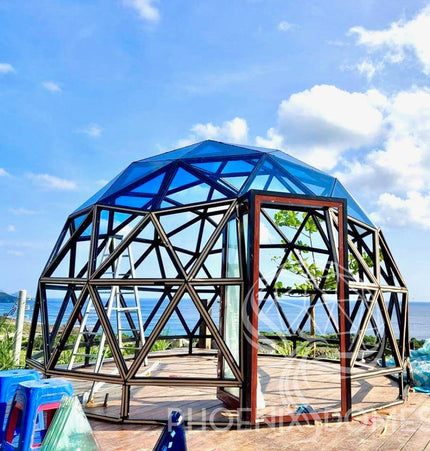 Phoenix Domes Glass Dome - Glass Panel Geodesic Dome