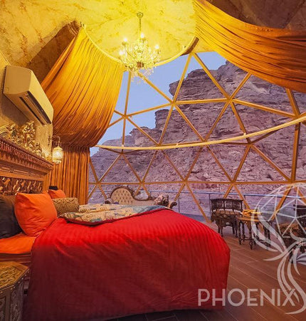 Phoenix Domes Glass Dome - Glass Panel Geodesic Dome