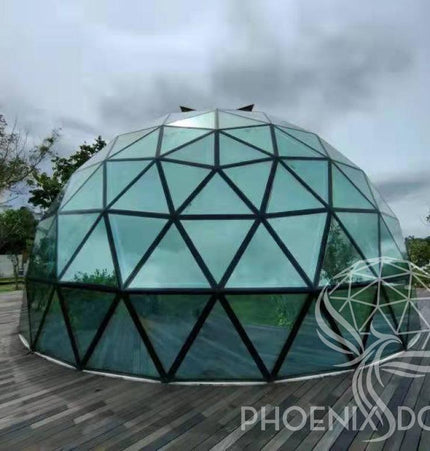 Phoenix Domes Glass Dome - Glass Panel Geodesic Dome