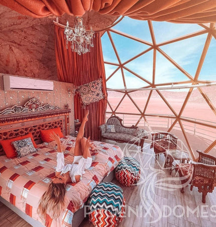Phoenix Domes Glass Dome - Glass Panel Geodesic Dome