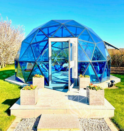 Phoenix Domes Glass Dome - Glass Panel Geodesic Dome