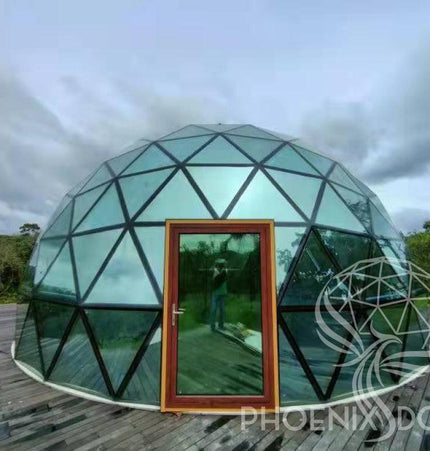 Phoenix Domes Glass Dome - Glass Panel Geodesic Dome