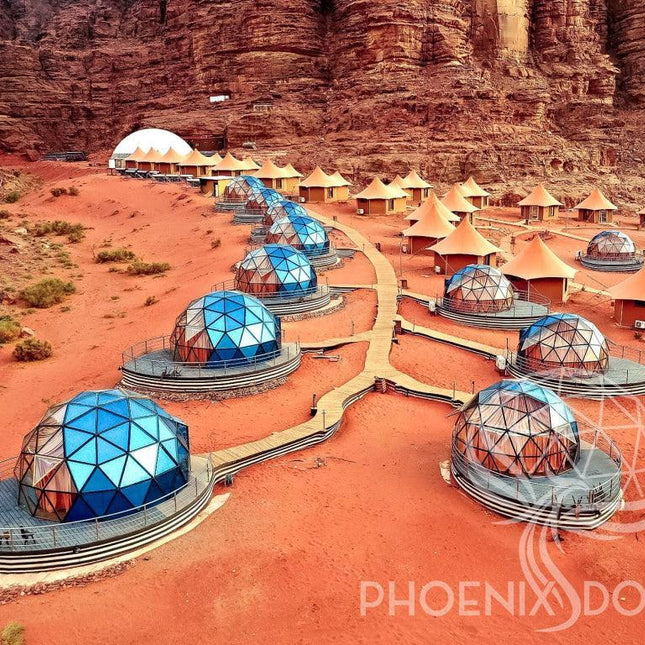 Phoenix Domes Glass Dome - Glass Panel Geodesic Dome - Dome | Patioza