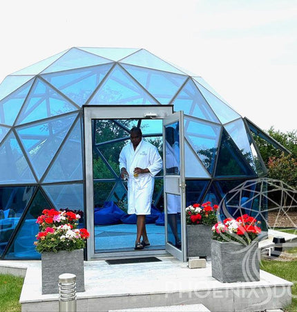 Phoenix Domes Glass Dome - Glass Panel Geodesic Dome