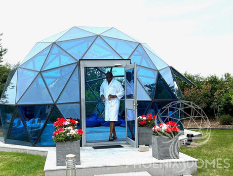 Phoenix Domes Glass Dome - Glass Panel Geodesic Dome - Dome | Patioza
