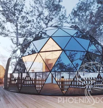 Phoenix Domes Glass Dome - Glass Panel Geodesic Dome