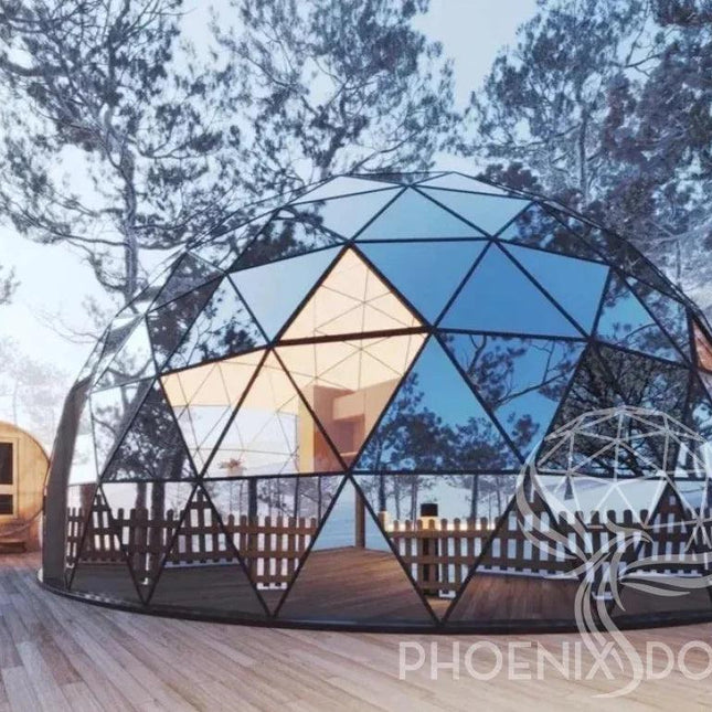 Phoenix Domes Glass Dome - Glass Panel Geodesic Dome - Dome | Patioza