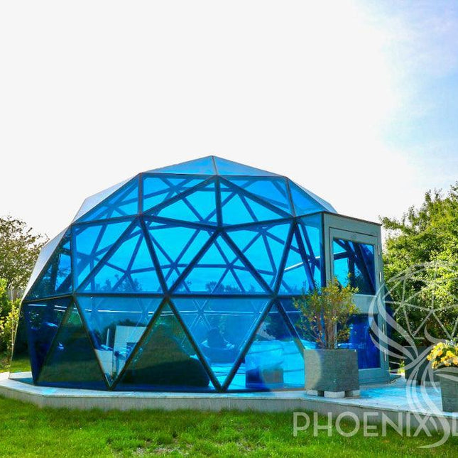 Phoenix Domes Glass Dome - Glass Panel Geodesic Dome - Dome | Patioza