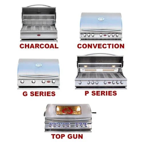 Cal Flame Laguna Q Platinum Series 3-Piece BBQ Island - GPV-3100 - Outdoor Grill | Patioza