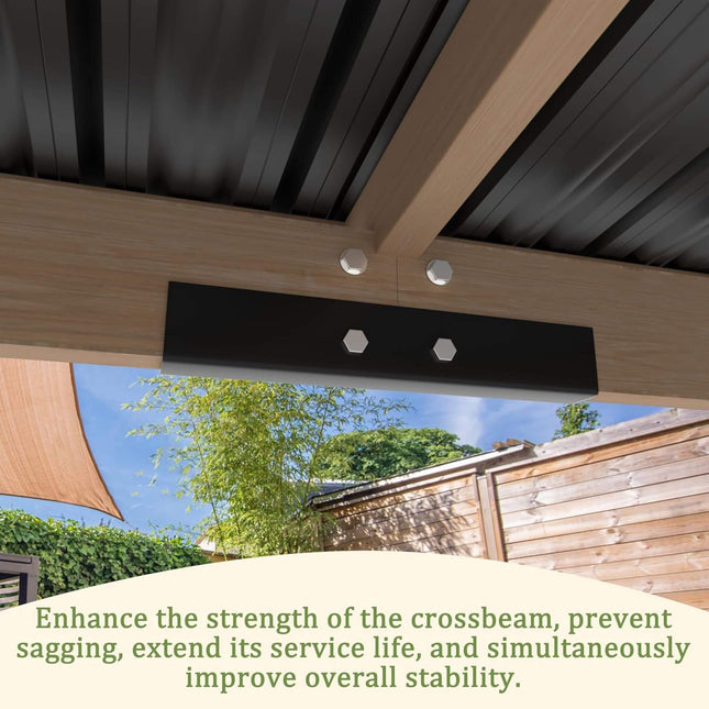 Alora Heavy-Duty Premium Wooden Grill Gazebo with Sloped Metal Roof