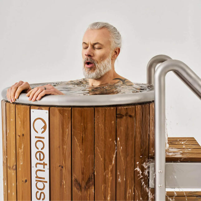 Icetubs IceBarrel Thermowood And Fiberglass Cold Plunge Immersion Tub (SAK68129) - Chillers | Patioza
