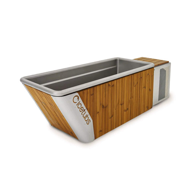 Icetubs IceBath Thermowood And Stainless Steel Cold Therapy Immersion Bath (SAK94720) - Chillers | Patioza
