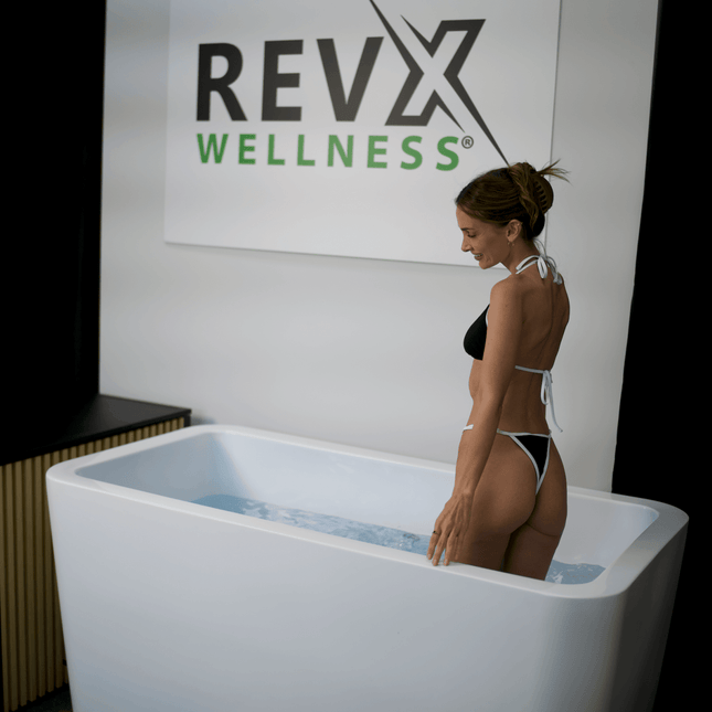 RevX Acrylic X Tub Cold Plunge + LUX High Performance Chiller and Filtration System - | Patioza