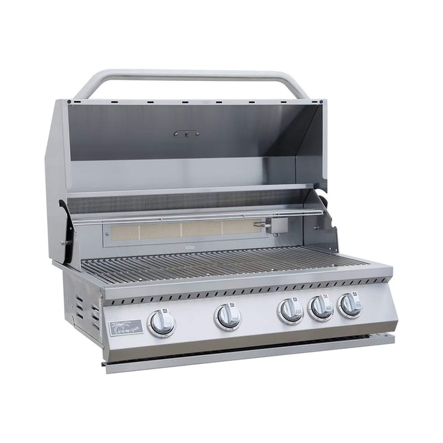 KoKoMo Grills 7 Ft. Straight BBQ Island with Built-In Grill and Refrigerator [Made-To-Order]