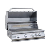 KoKoMo Grills Baja 9 Ft. BBQ Island with LEDs, Built-In Grill, Fire Burner, and Refrigerator [Made-To-Order] - Outdoor Kitchen Islands | Patioza
