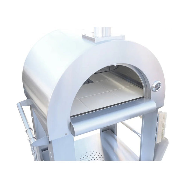 KoKoMo Grills Premium 32 - Inch Stainless Steel Wood Fired Pizza Oven [KO - PIZZAOVEN] (SAK92618) - Outdoor Kitchen | Patioza