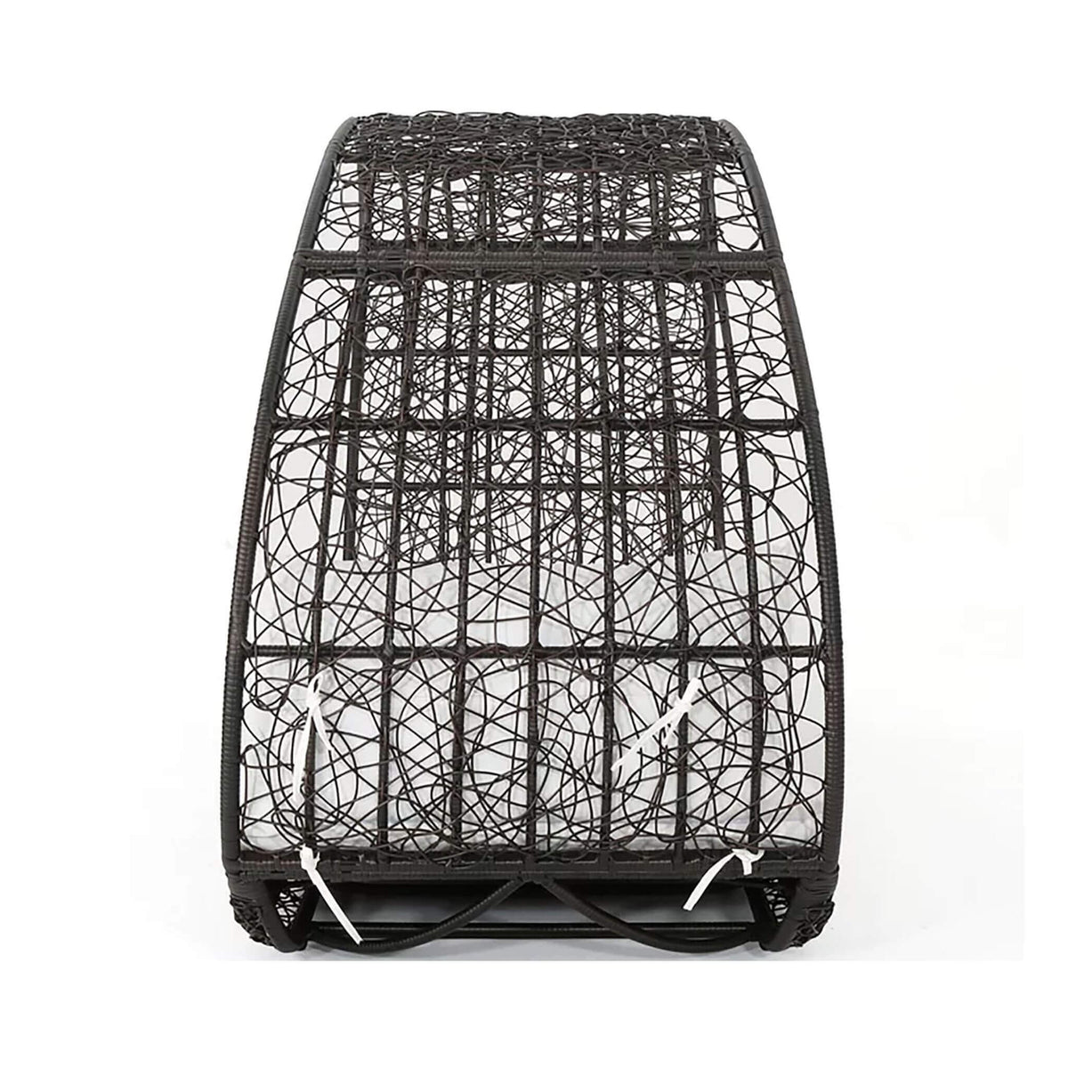Alora Abigal Large 2-Person Outdoor Wicker Daybed with Aluminum Frame and Cushions - Outdoor Furniture Sets | Patioza