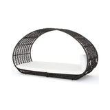 Alora Abigal Large 2-Person Outdoor Wicker Daybed with Aluminum Frame and Cushions - Outdoor Furniture Sets | Patioza