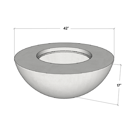 Conique | Concrete Fire Bowl - Fire Pits | Patioza