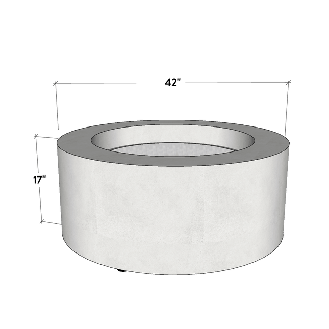 Kylindros - Cylinder Concrete Fire Pit Table - Fire Pits | Patioza