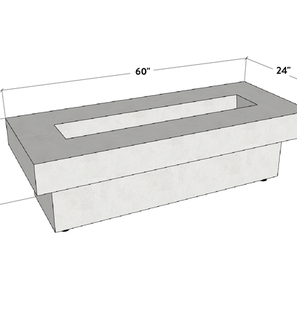 Terraza | Concrete Fire Pit Table