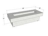 Terraza | Concrete Fire Pit Table - Fire Pit Table | Patioza